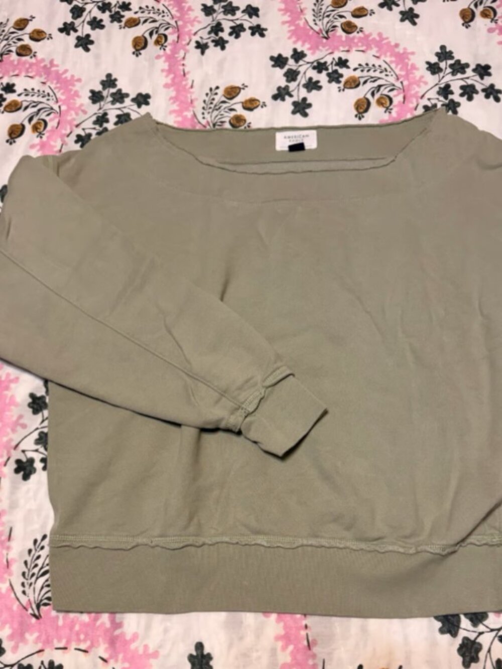American Eagle Off the Shoulder Sweatshirt